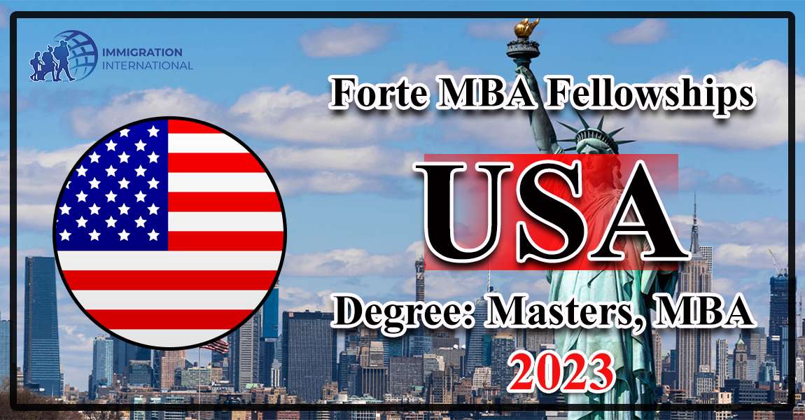 Forte MBA Fellowships 2023