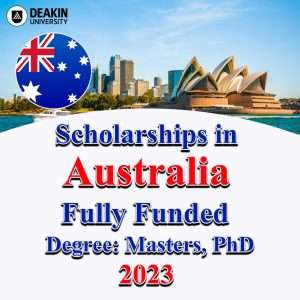 Deakin University Postgraduate Research Scholarship (DUPR) 2023